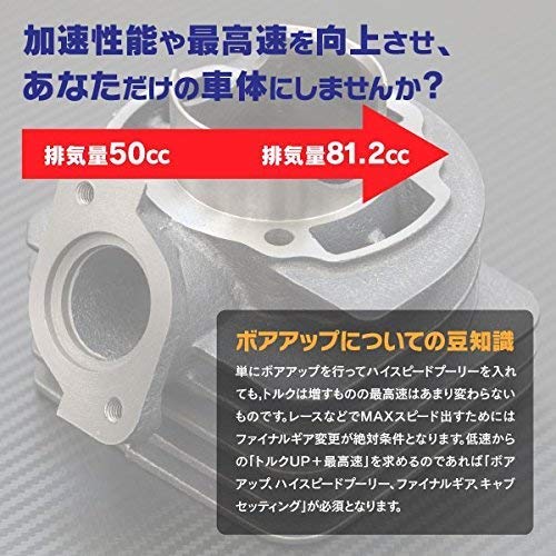 Amazon | ボアアップキット ホンダ互換品 スーパーディオ AF27/AF28 2